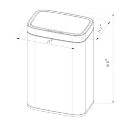 Motion Wastebasket With Liner - Brightroom™ -Brightroom GUEST 0e7e13e3 1c51 4968 9797 f05398706d76