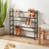 Small Space Metal Shoe Rack Black - Brightroom™