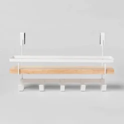 Shelf Rack With 5 Hooks - Brightroom™ 9 Shelf Rack With 5 Hooks - Brightroom™ -Brightroom GUEST 6b729c80 c098 4478 bcff e9f20f40cb58