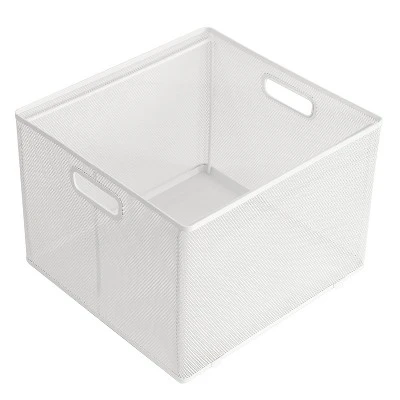 10" X 14" X 13.25" Mesh Crate File Box White - Brightroom™ 1 10" X 14" X 13.25" Mesh Crate File Box White - Brightroom™