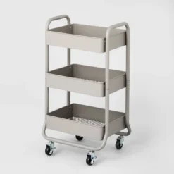 3 Tier Metal Utility Cart - Brightroom™ -Brightroom GUEST b751237f 152d 4bb9 85de 6c42ef255a3f