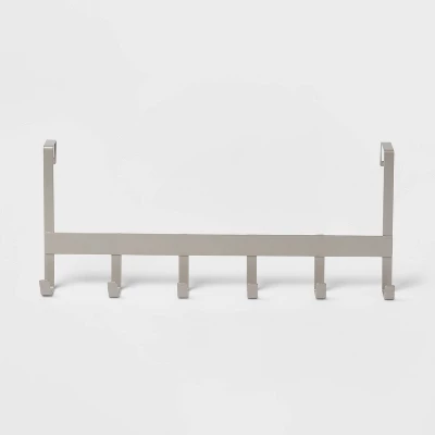 Large Over The Door Hook 6 Hooks - Brightroom™ 3 Large Over The Door Hook 6 Hooks - Brightroom™ - Image 3