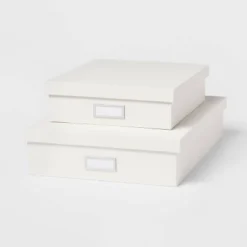 Canvas Desk Storage Box Set Of 2 - Brightroom™ 10 Canvas Desk Storage Box Set Of 2 - Brightroom™ -Brightroom GUEST d08316dd b99f 4e3b 89ec fa5c80fd7470