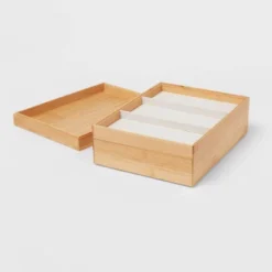 9" X 12" Stackable Bamboo Accessory Tray - Brightroom™ 11 9" X 12" Stackable Bamboo Accessory Tray - Brightroom™ -Brightroom GUEST dbfe0d6f 1c5b 4ccd a8a9 a879eda1c6a5